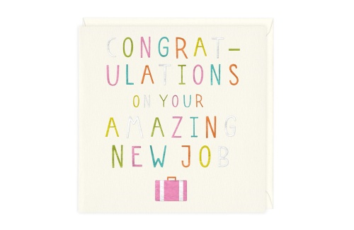 Congratulations On Your New Job Card Greeting Card Buy Online